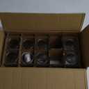 Ruckae 16oz 8 Pack Juice Bottles, Glass Bottles Juicing with Lids, Smoothie Cup Lids and Straws, Water Bottle Mason Jar Drinking Glasses for Juicing, Smoothies, Kombucha (Transparent)