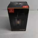 Xavier 1-Light Matte Black Hardwired Outdoor Indoor Wall Lantern Sconce with Seeded Glass Shade