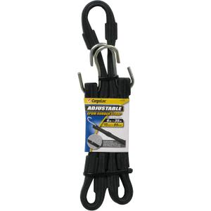 CargoLoc 84096 Epdm Rubber Adjustable Tarp Strap with Steel Hooks, 31-Inch