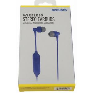 PRIME- Acoustix Wireless Stereo Earbuds With In-Line Microphone