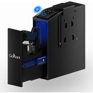Biometric Gun Safe for Pistols 3-Ways Unlock Safe Fingerprint Digital PIN Key Unlock, Gun Lock Box for Cloakroom Living Room Bedroom Nightstand