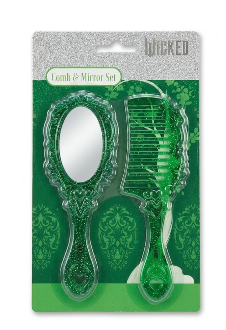 3 Set Vintage Mirror Comb Set, Vanity Makeup Mirror Travel Portable Cosmetic Mirror Decorative Beauty Mirror, for Mom Women