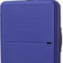 TRIPS AXIS 28-Inch Lightweight Durable Hardside 8-Wheel Spinner Checked Suitcase Size Luggage, Navy, LARGE CHECKED