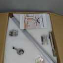 KNUN 56" RGB Nickel Ceiling Fans with Lights - App & Remote Control, Quiet Reversible DC Motor, Flush Mount Double-sided Blades, 3CCT Dimmable, Smart Low Profile Ceiling Fan for Bedroom Kids Room