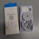 Wireless Charger, 15W Max Fast Magnetic Wireless Charging White with Adapter