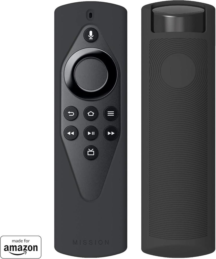 Made for Amazon Remote Cover Case, for Alexa Voice Remote Lite | Black