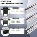 Grill Replacement Parts for Charbroil Advantage 3 Burner 463343015, 463335115, 463435115, 463436815, 463370015. Heat Plates Tents, Burner Tubes and Crossover Tube for Char-broil Advantage Grill Parts.