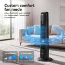Uthfy Tower Fan
120° Oscillating Standing Floor Fan, 3 Speeds, 3 Modes, Remote, 20dB Quiet Fan for Home, Office