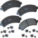 Bendix Premium SBC726 Ceramic Front Brake Pads for Chevrolet Blazer 2005-1997, S10 2004-1998, GMC Jimmy 2005-1997, Sonoma 2004-1998, Isuzu Hombre 1999-1998, Oldsmobile Bravada 2001-1997