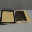 SUPFINE for 10.2 Inch iPad 9th Generation Case 2021, with [ Glass Screen Protector ]/ iPad 8th/7th Generation Case 2020/2019, Slim Stand Translucent Back Shell Cover, Black