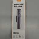 Selfie Stick Travel Tripod for Cell Phone with Remote Control and Phone Holder, Extendable Selfie Stick for iPhone, iPhone Tripod for Video Recording, 50 Inch, Black