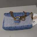 COACH Women's Pebble Tabby Shoulder Bag
Quilted, with Chain, 26