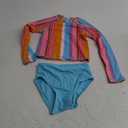 Toddler and Little Girls Rash Guard Swimsuit Set UPF 50+ Swimwear 3T