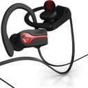 SENSO Bluetooth Headphones, Best Wireless Sports Earphones w/Mic IPX7 Waterproof HD Stereo Sweatproof Earbuds for Gym Running Workout 8 Hour Battery Noise Cancelling Headsets