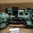 JOYIN 10in1 Military Helicopter Toys Set with Light, Sound, Trucks, Boat, Bike, Army Men, Weapons  Christmas Birthday Party Gifts for Kids