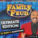 Spin Master Games, Family Feud: Ultimate Edition, Includes Tin Storage Box & 50 Bonus Questions, Friendly Competition Game, Family Game Night, 3+ Players, for Ages 8 & Up