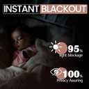 Vangao Pink Nursery Curtains for Girls Room Floral Blackout Dorm Curtains 84 Inch Length Farmhouse Drapes for Bedroom Room Darkening Flower Patterned Window Treatment for Kids Set of 2