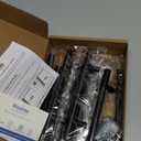 Ravinte 10 Pack 6-3/8 inch Cabinet Pulls Matte Black Stainless Steel Kitchen Cupboard Handles Cabinet Handles 4" Hole Center