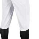 CHAMPRO Men' Champro Adult Triple Crown Knicker Baseball Uniform Pants, White, Medium US