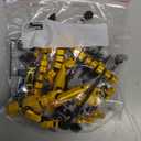 T13 3D Action Figure Set (Assembly Completed) 2 Pcs, 3D Printed Multi-Jointed, Titan 13 Action Figures, Multi-Articular Lucky Mobile Robot Nova,Desktop Decorations for Game Lovers Toys (Gold Sliver)