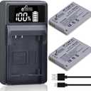 Pickle Power NB-5L Battery and LED USB Charger for S100, S110, SD790IS, SD800IS, SD850IS, SD870IS, SD880IS, SD890IS, SD900IS, SD950IS, SD970IS, SD990IS,SD700IS, SX200IS, SX210IS, SX220IS, SX230HS