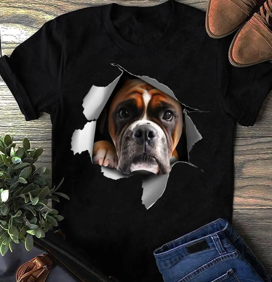 Boxer Dog T-Shirt: Funny Dog Lover Gift
Medium