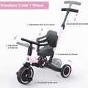 newyoo TR007 5-in-1 Tricycle for Toddlers 1-3, Toddler Bike, Birthday Gift