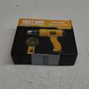 SEEKONE Heat Gun 1800W 122-120250- 650Fast Heating Heavy Duty Hot Air Gun Kit Variable Temperature Control Overheat Protection with 4 Nozzles for Crafts, Shrinking PVC, Stripping Paint(5.2FT)