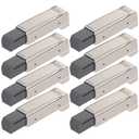 Blum BLUMOTION Add-On for Doors (8 Add Ons), Soft Close for Clip top and Clip Hinges, Steel, Tool-Free Installation for Overlay Cabinet Applications