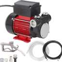 TOPWAY 110V AC 15GPM Electric Self-priming Oil Fuel Diesel Kerosene Biodiesel Transfer Pump Kit w/Discharge Hose & Nozzle