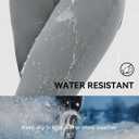 baleaf Women's Thick Fleece Lined Leggings Winter Warm Jeggings Water Resistant High Waisted Tights Snow Pants 4 Pockets (S)