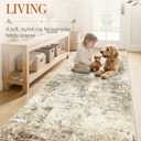 OLANLY 2x6 Washable Runner Rug, Soft Non Slip Carpet for Hallway Kitchen