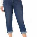 Levi Strauss Signature Gold Women's Mid-Rise Slim Fit Capris Stretch Denim , Over The Moon, 16 Plus
