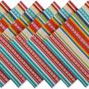 DII Cotton Napkin Set Machine Washable Everyday Basic, 20x20, Baja Stripe, 6 Count