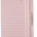 American Tourister Stratum 3.0 Large 28-Inch Spinner, Airline Approved, Durable Hardside Luggage, Expands 1.5", RightHeight™ Adjustable Handle, Pink Blush