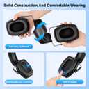 Link Dream 2Pack Ear Protection, NRR 35dB Hearing Protection Noise Canceling Ear Muffs Adjustable Headband for Shooting