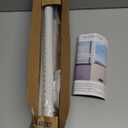 BeBecome Sliding Door Security Bar17-50 inch Adjustable Patio Door Security Bar with Rubber Tips Apartment Bedroom Bottom of Door Heavy Duty Interior White