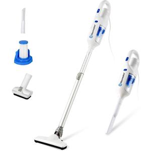 Vacmaster Corded Stick Vacuum Cleaner 2 in 1 UltraLightweight 14Kpa Power Suction Handheld Vacuum Cleaner with Washable HEPA Filter for Home, Car, Pet Hair, Carpet, Hard Floor