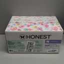The Honest Company Comfort Dry Disposable Diapers for Sensitive Skin, Hypoallergenic, Rose Blossom + Tutu Cute, Club Box Size Newborn 72 Count