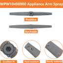 Dishwasher Middle Spray Arm WPW10498900 W10498900 Dishwasher Center Wash Arm Assembly compatible with Amana Maytag Whirlpool Dishwasher Parts Replaces W10448645 AP6022331 2312929 PS11755664