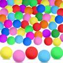 100 Pack Table Tennis Balls,40mm Colored Plastic Balls Beer Balls Bulk,Washable Small Game Balls for Ball Games,Arts and Craft,Party Decor,Pet Toys (Multicolor)