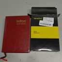 SAYEEC Thick Journal Lined Notebook 720 Pages Leather Writing Journal B6 Soft Cover College Ruled Notebook 360 Sheets Lined Paper Memo Book Personal Daily Diary Gift for Women Work Note Taking Travel (Dark Red B6 with Text Cover)