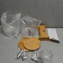 2Pcs Laundry Detergent Dispenser, Laundry Soap Dispenser with Stand, Faucets Acrylic Laundry Detergent Container for Laundry Room Liquid Detergent, Bleach, Fabric Softener Organization and Storage