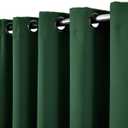 Grommet Blackout Room Darkening Curtains 1 pcs 100 x 116" Green