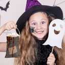 12 Pcs Halloween Burlap Treat Bags Trick or Treat Burlap Sack 3.9 x 5.9 Inch Small Gift Goodie Candy Pouches with Drawstring for Kids Halloween Party Favor Costume Cosplay Decoration Supplies