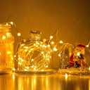 PATIKIL 7.7"x3.9" Clear Cloche Glass Dome, Glass Bell Jar Display Case Tabletop Centerpiece with Black Wooden Base for Christmas Home Decor
