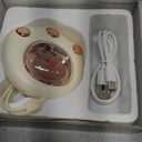 Gaiatop Hand Warmers Rechargeable, 2 Pack Cute Cat Paw Design 3 Levels Magnetic Electric Pocket Heater, Reusable Portable Hot Hands Stocking Stuffers Gifts for Women Men Cat Lover (Pink)