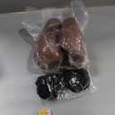 jiaao Neck Pillow Airplane, Memory Foam Travel Neck Pillows for Long Flight, 3D Eye Masks, Ear Plugs and Portable Drawstring Bag, Napping Pillow for Home, Road Trips, Sleep Rest and Travel Use (Coffee(hook & Loop Tape))