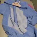 Costume Onesie Adult Animal Jumpsuit Unisex One-Piece Pajamas Cosplay Sleepwear for Halloween christmas Women Men (Blue, M)