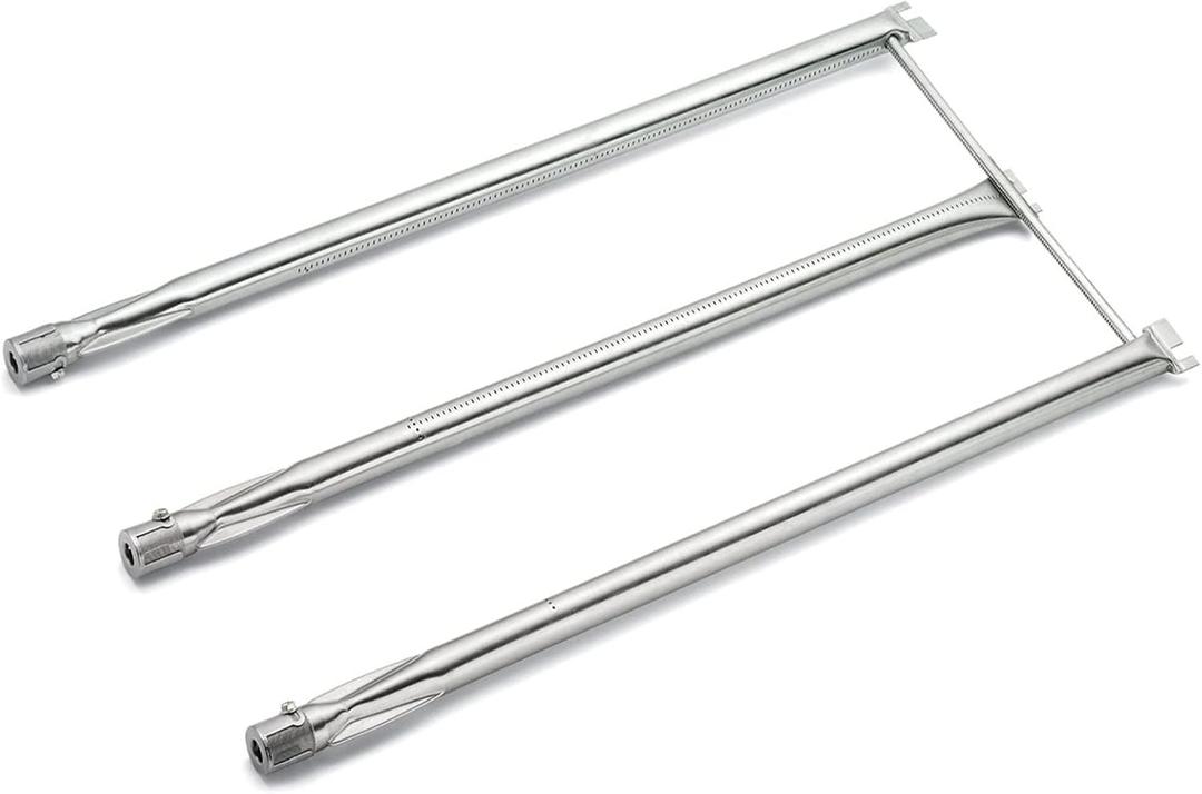 Grill Burner Tube Replacement for Weber Genesis 1000 to 5500, Genesis 320, Genesis Gold and Platinum (pre-2002), and Platinum I and II, Weber 7506 Burner Pipe Grill Burner Tube Replacement for Weber Genesis 1000 to 5500, Genesis 320, Genesis Gold and Platinum (pre-2002), and Platinum I and II, Weber 7506 Burner Pipe